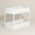 Under Sliding Cabinet Basket Organizer 2 Tier Storage Under Sink Cabinet