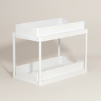 Under Sliding Cabinet Basket Organizer 2 Tier Storage Under Sink Cabinet