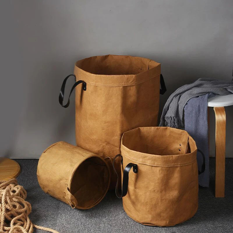 Foldable Laundry Basket with Handles