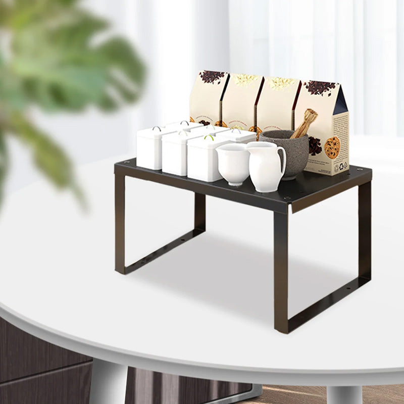 Small metal kitchen counter shelf