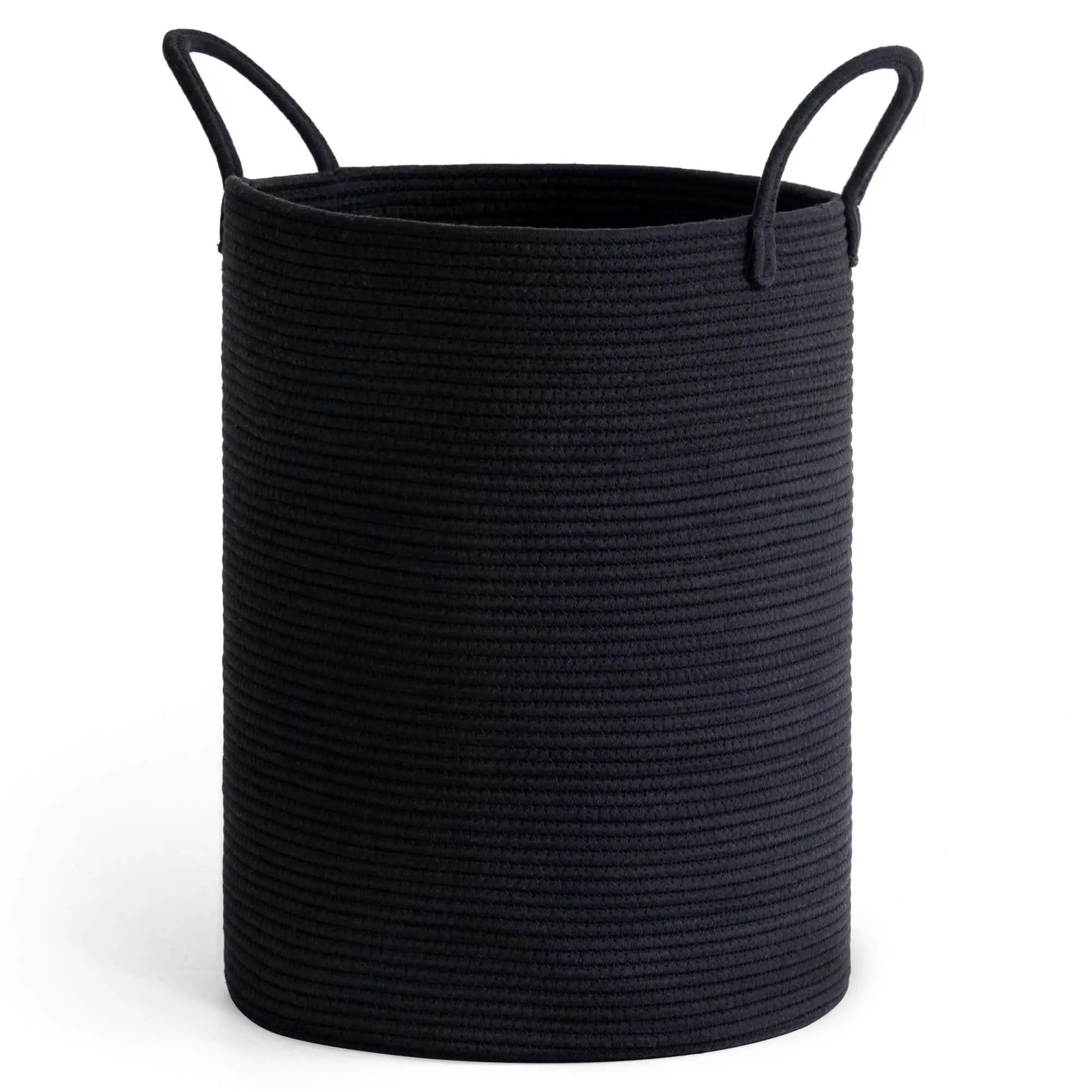 Large Rope Laundry Basket – Woven Storage for Bedroom, Bathroom & Living Room
