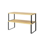 Stackable wooden kitchen shelves