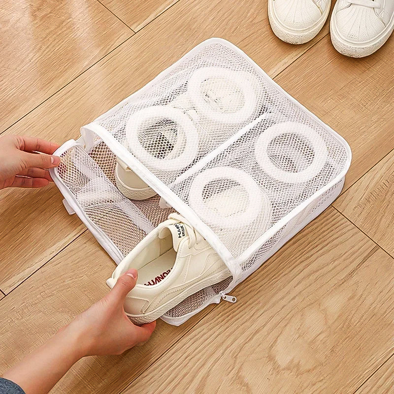 Mesh Shoe Washing Bag – Machine Wash Laundry Protector for Trainers & Sneakers