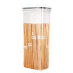7-Piece Airtight Food Storage Container Set with Labels - BPA Free Plastic
