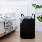 Large Rope Laundry Basket – Woven Storage for Bedroom, Bathroom & Living Room