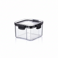 Airtight Food Storage Container Square Transparent Jar