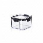 Airtight Food Storage Container Square Transparent Jar