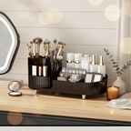 Black Cosmetic Organizer - Scandinavian Bathroom