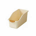 Curved Plastic Storage Bins with Wheels – Multipurpose Home Organisation Baskets