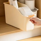 Curved Plastic Storage Bins with Wheels – Multipurpose Home Organisation Baskets