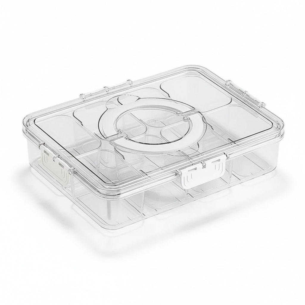 8-Compartments Food Storage Box – Fridge & Pantry Organiser
