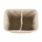 Bamboo Laundry Hamper 106L – Dual Compartment with Lid & Washable Liner