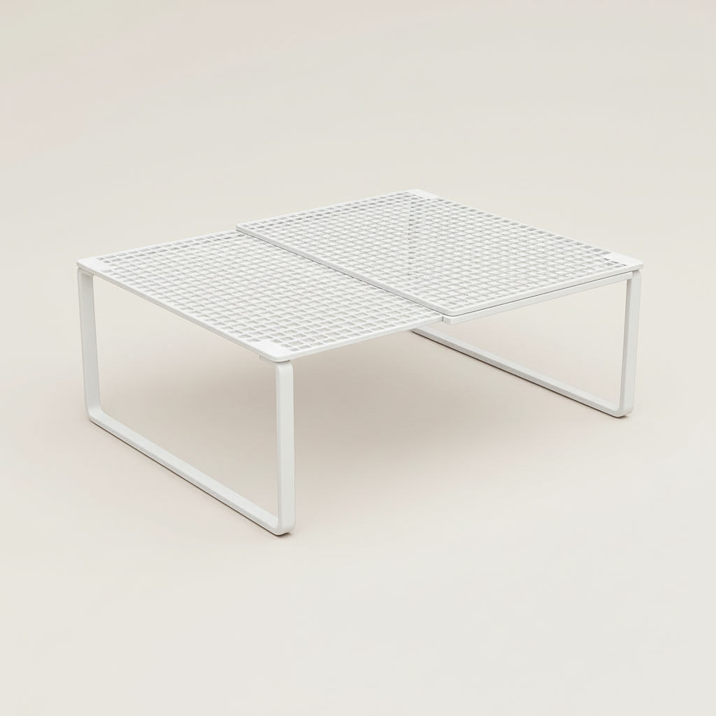 Expandable Metal Storage Organizer Shelf Cabinet