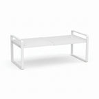 Expandable Metal Cabinet Shelf Rack – Double-Tier Kitchen & Home Organiser